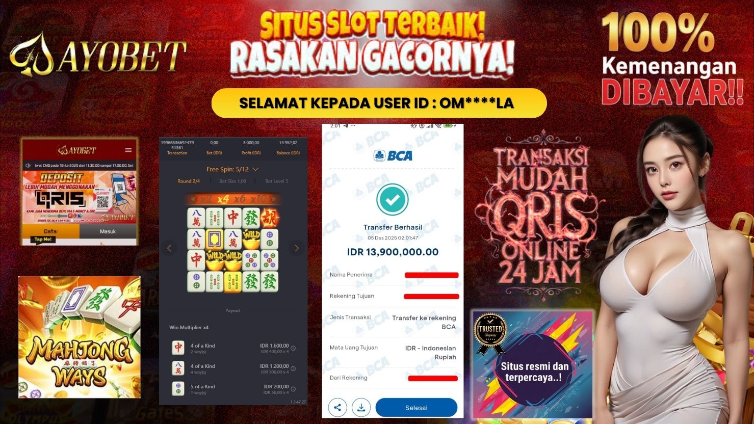 AYOBET JACKPOT SLOT MAHJONG WAYS